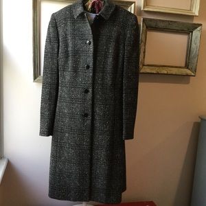 Ann Taylor Loft NWT Tweed Dress Coat Sz 10